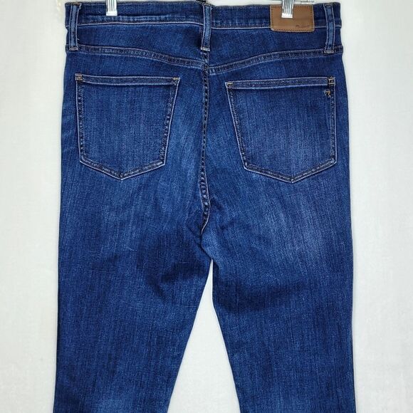 Madewell 10" High Rise Skinny Jeans Size 31T - Picture 4 of 9